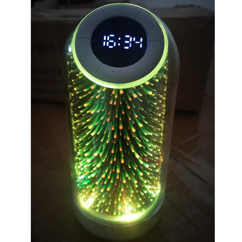 FB-BSK3 High-end Bluetooth óra Rádió hangszóró 7 színben VÁLTOZÓ LED világítás